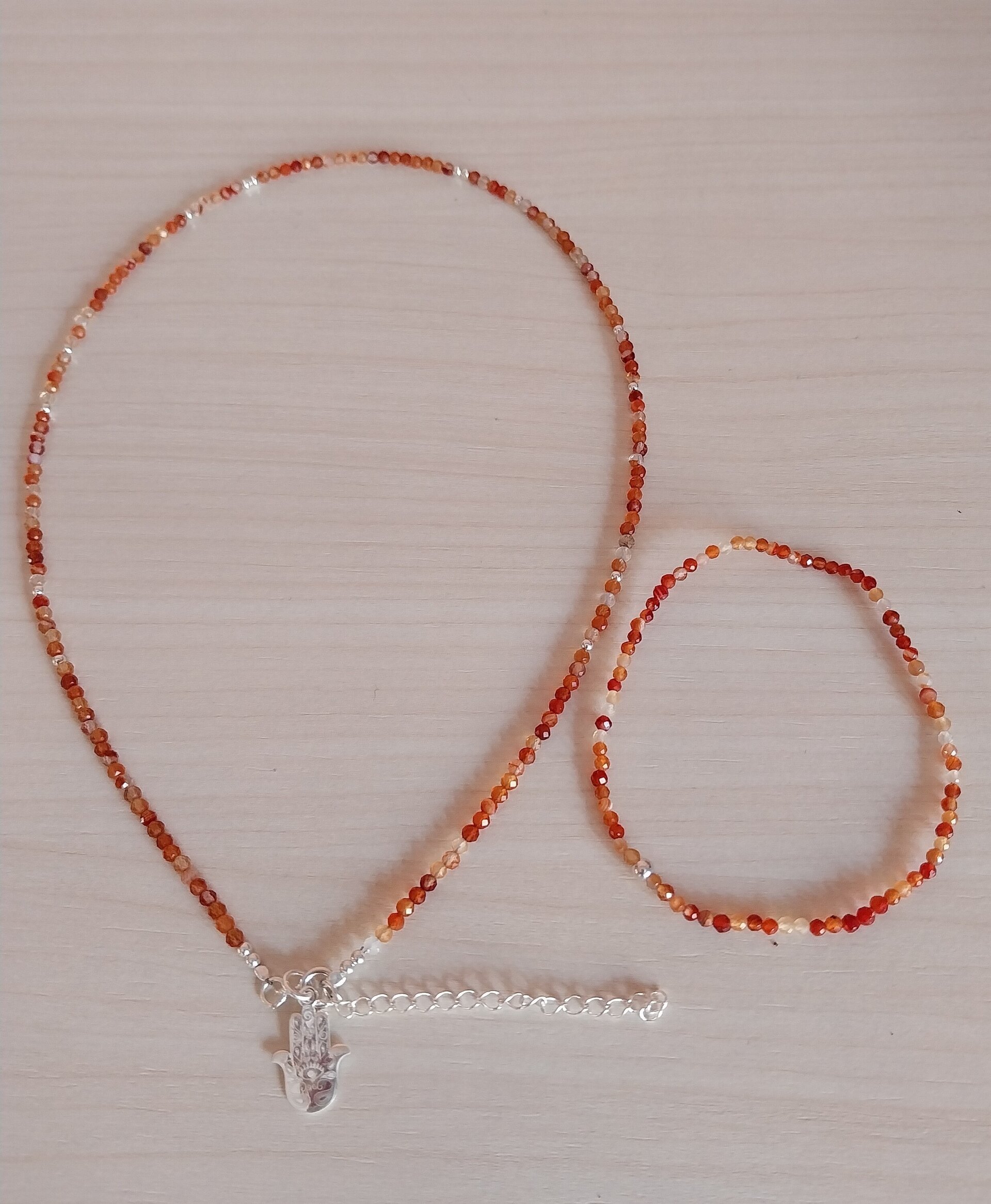 Conjunto collar y pulsera Ágata - 2